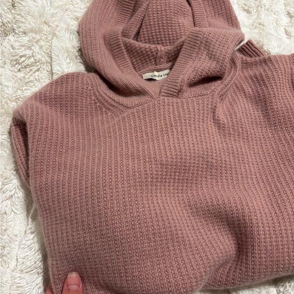 NWOT Gentle Herd 100% Cashmere Pullover Hooded Sweater - Picture 5 of 9